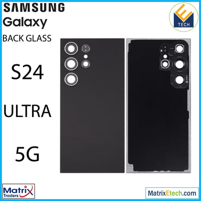 Samsung Galaxy S24 Ultra 5G Back Cover Glass With Camera Lens (Aftermarket Plus) - Matrix Traders