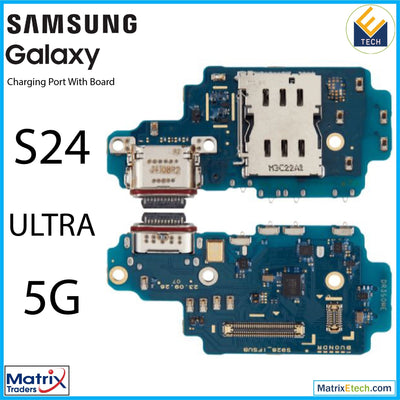 Samsung Galaxy S24 Ultra 5G Charging Port Board With Sim Card Reader (International Version) - Matrix Traders