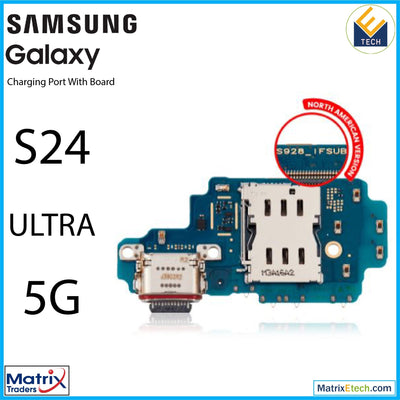 Samsung Galaxy S24 Ultra 5G Charging Port Board With Sim Card Reader (US Version) - Matrix Traders