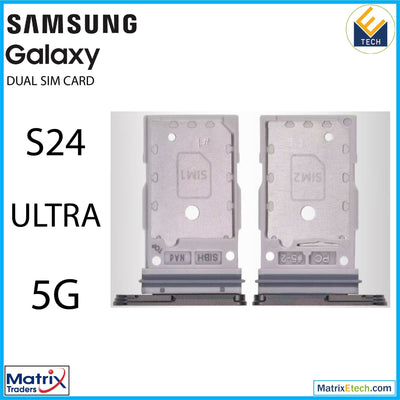 Samsung Galaxy S24 Ultra 5G Dual Sim Card Tray - Matrix Traders