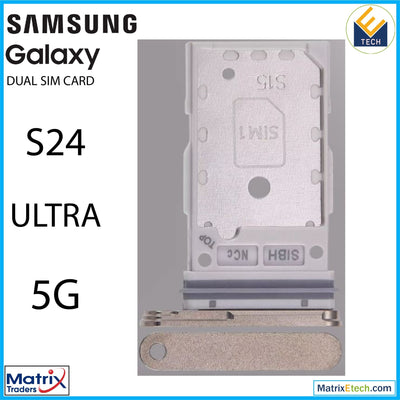 Samsung Galaxy S24 Ultra 5G Dual Sim Card Tray - Matrix Traders