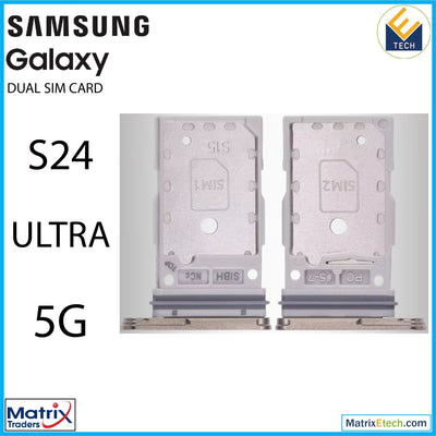 Samsung Galaxy S24 Ultra 5G Dual Sim Card Tray - Matrix Traders