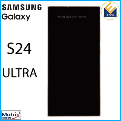 Samsung Galaxy S24 Ultra OLED Assembly With Frame - Matrix Traders