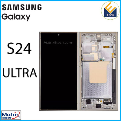 Samsung Galaxy S24 Ultra OLED Assembly With Frame - Matrix Traders