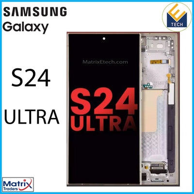 Samsung Galaxy S24 Ultra OLED Assembly With Frame - Matrix Traders