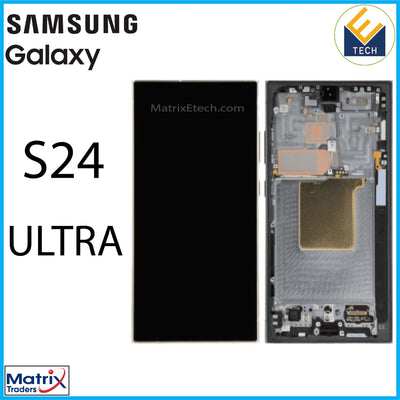 Samsung Galaxy S24 Ultra OLED Assembly With Frame - Matrix Traders