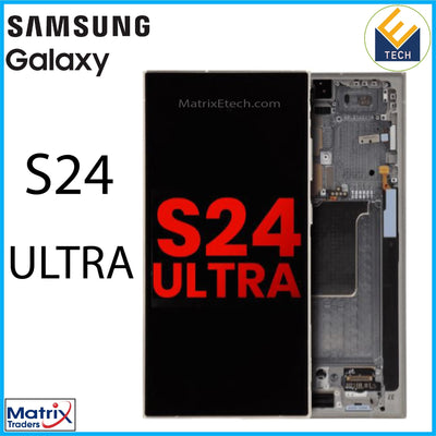 Samsung Galaxy S24 Ultra OLED Assembly With Frame - Matrix Traders