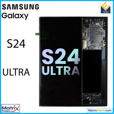 Samsung Galaxy S24 Ultra OLED Assembly With Frame (Service Pack) - Matrix Traders