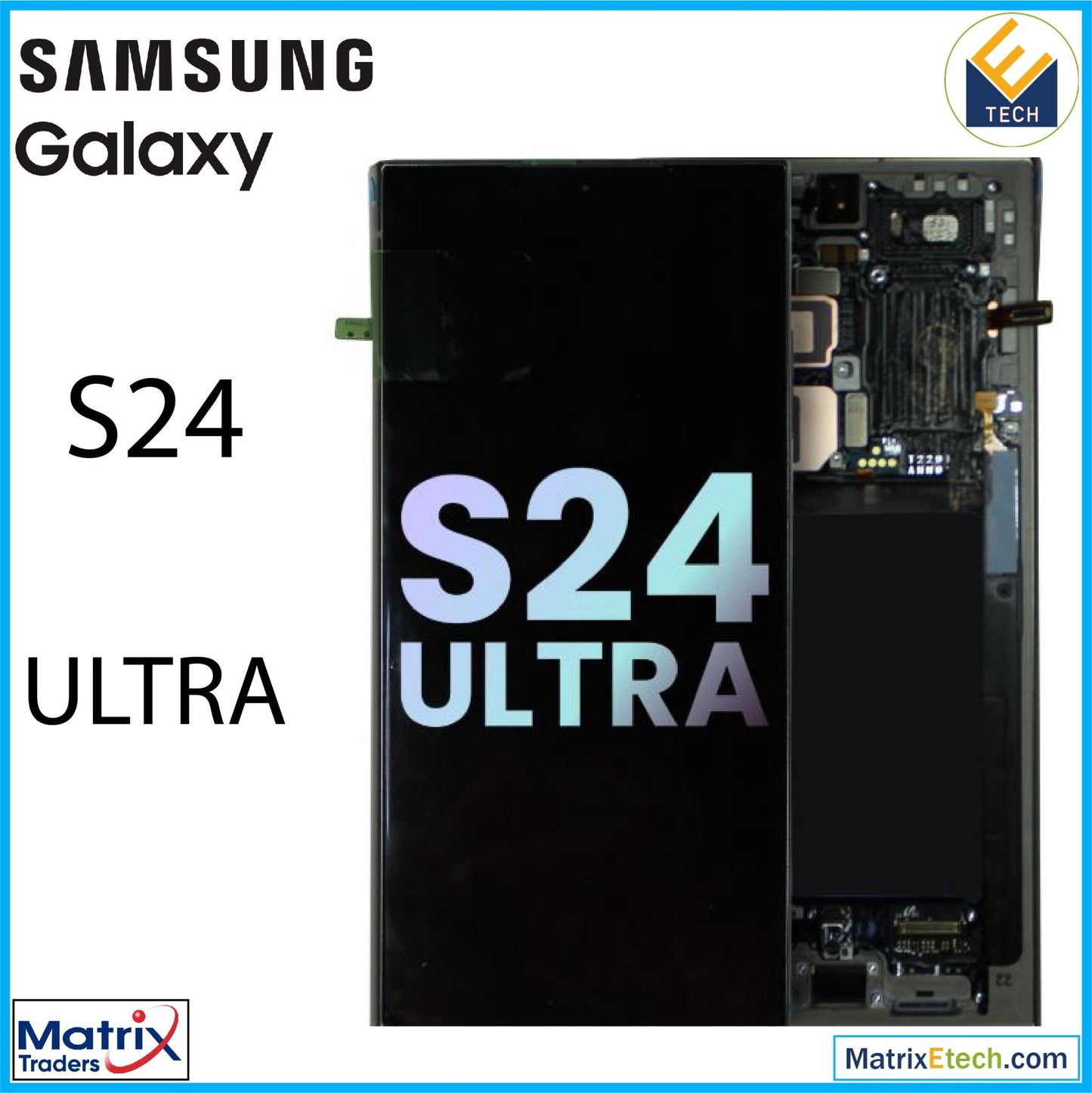 Samsung Galaxy S24 Ultra OLED Assembly With Frame (Service Pack) - Matrix Traders