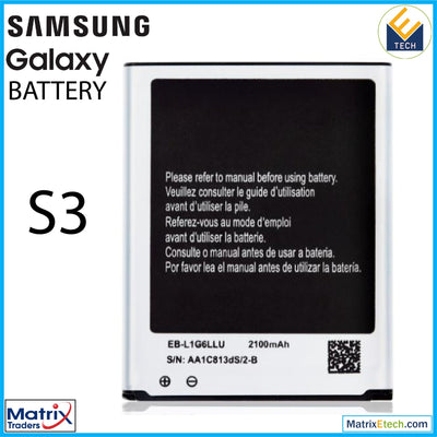 Samsung Galaxy S3 Replacement Battery (EB - L1G6LLUAZ) - Matrix Traders