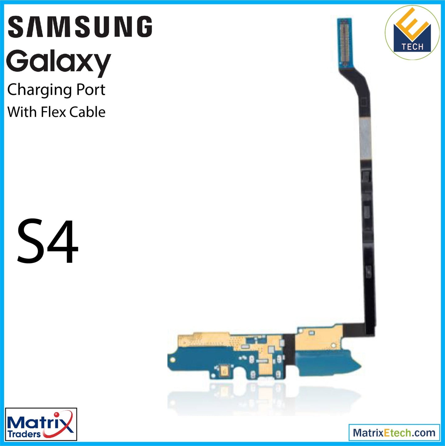 Samsung Galaxy S4 Charging Port Flex Cable (Sprint GSM International) - Matrix Traders