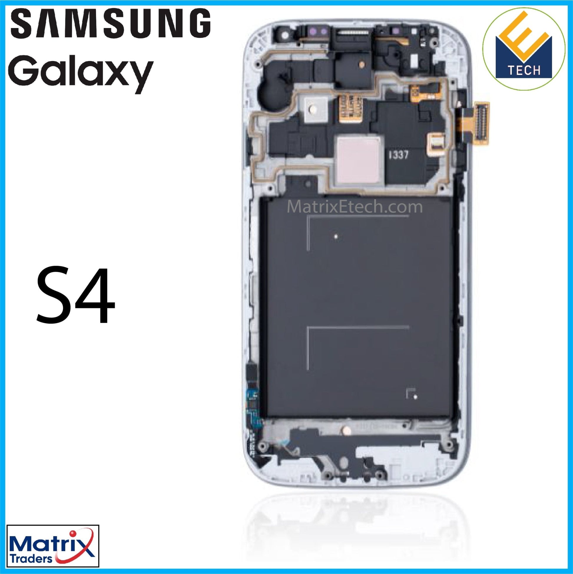 Samsung Galaxy S4 OLED Assembly With Frame (I337 M919) (Refurbish) - Matrix Traders