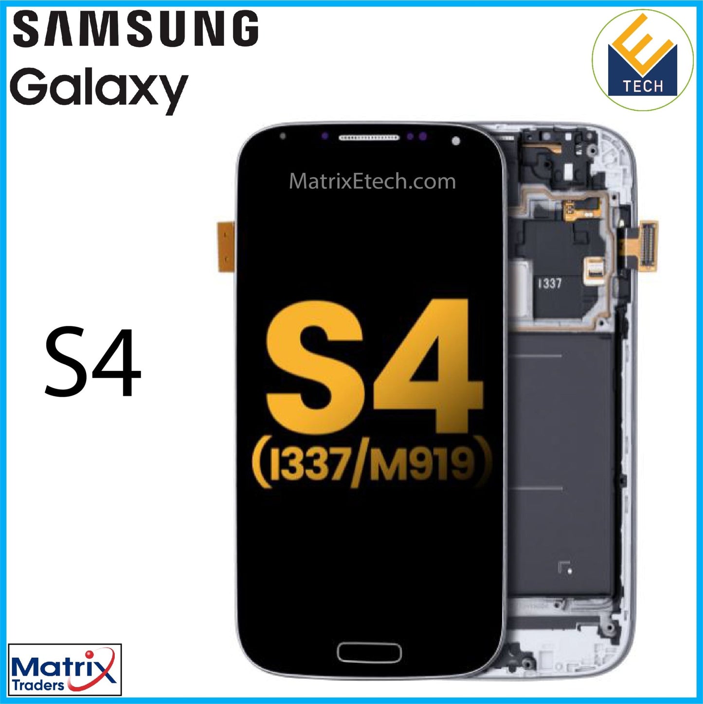 Samsung Galaxy S4 OLED Assembly With Frame (I337 M919) (Refurbish) - Matrix Traders