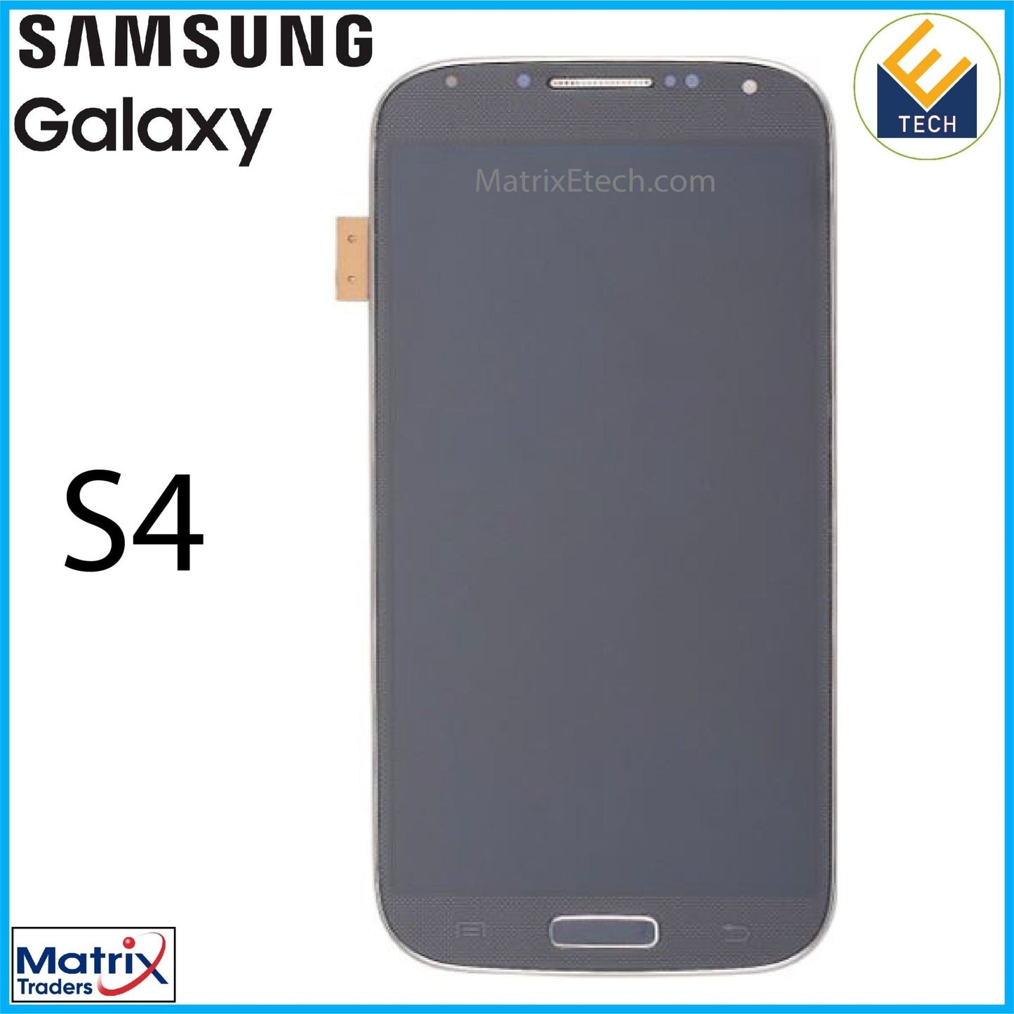 Samsung Galaxy S4 OLED Assembly With Frame (i545 L720 R970) (Verizon & Sprint) - Matrix Traders