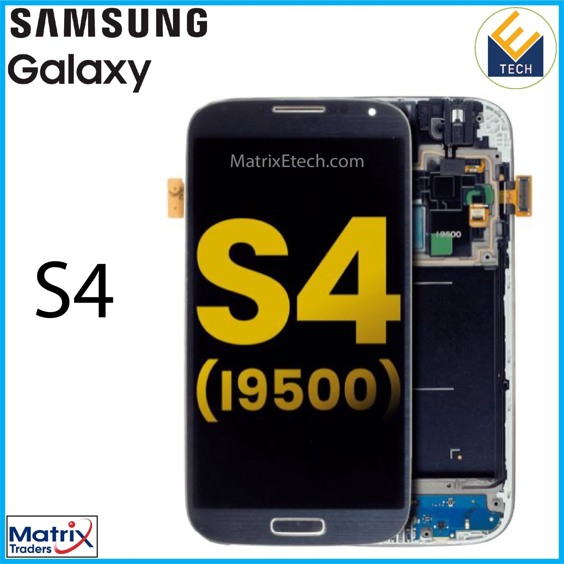 Samsung Galaxy S4 OLED Assembly With Frame (i9500) (International Version) - Matrix Traders