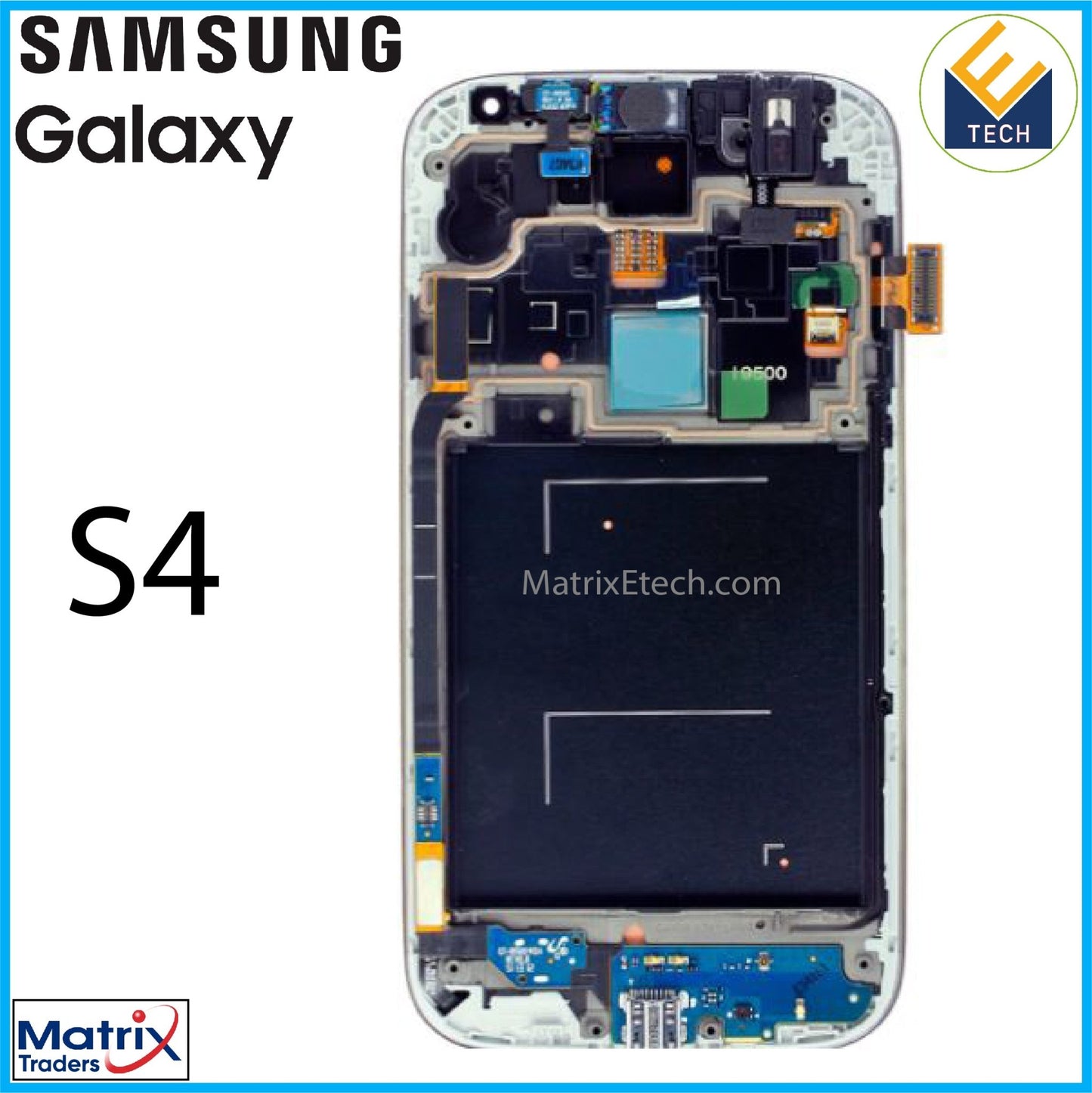 Samsung Galaxy S4 OLED Assembly With Frame (i9500) (International Version) - Matrix Traders