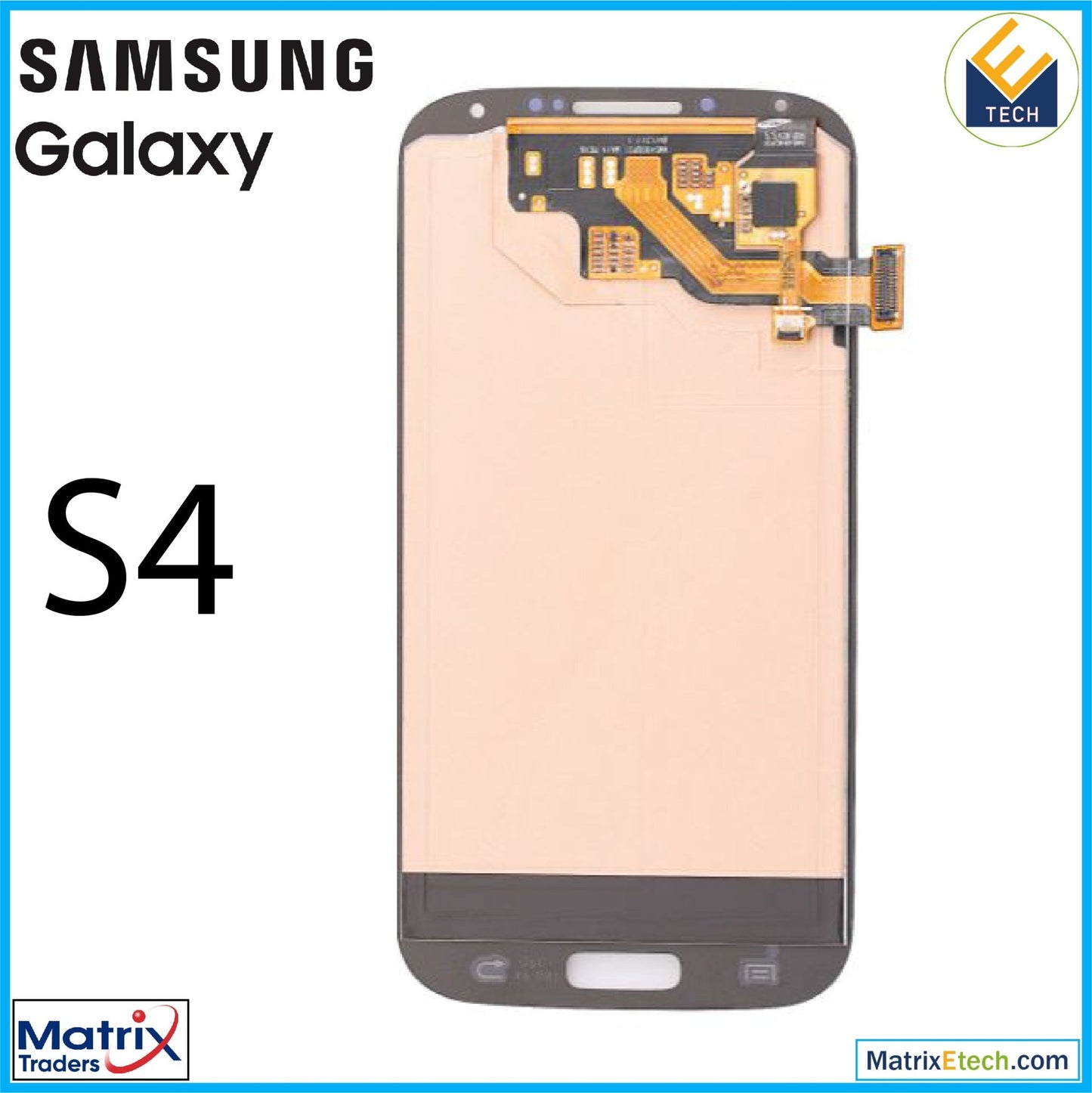 Samsung Galaxy S4 OLED Assembly Without Frame (Refurbished) - Matrix Traders