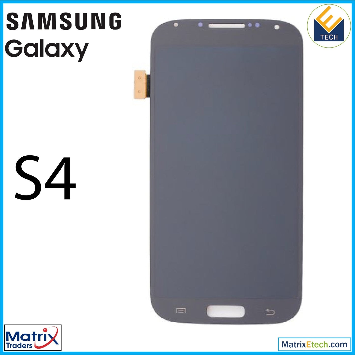 Samsung Galaxy S4 OLED Assembly Without Frame (Refurbished) - Matrix Traders