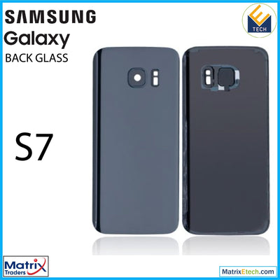 Samsung Galaxy S7 Back Cover Glass With Camera Lens (Aftermarket Plus) - Matrix Traders