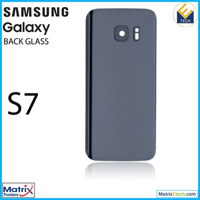 Samsung Galaxy S7 Back Cover Glass With Camera Lens (Service Pack) - Matrix Traders