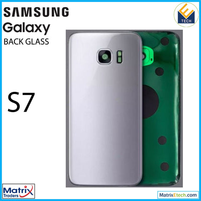 Samsung Galaxy S7 Back Cover Glass With Camera Lens (Service Pack) - Matrix Traders