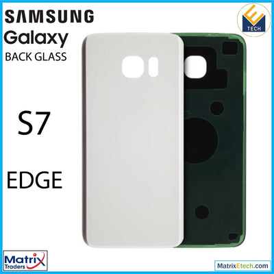 Samsung Galaxy S7 Edge Back Cover Glass (Pull Grade A) - Matrix Traders