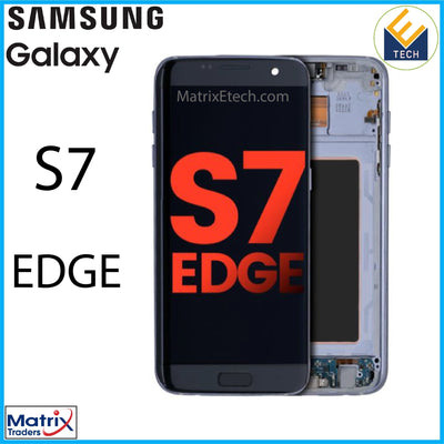 Samsung Galaxy S7 Edge OLED Assembly With Frame (All US Models G935A) - Matrix Traders