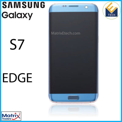 Samsung Galaxy S7 Edge OLED Assembly With Frame (All US Models G935A) - Matrix Traders