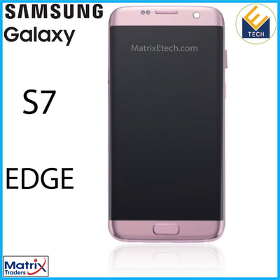 Samsung Galaxy S7 Edge OLED Assembly With Frame (All US Models G935A) - Matrix Traders