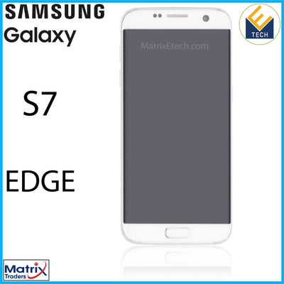 Samsung Galaxy S7 Edge OLED Assembly With Frame (All US Models G935A) - Matrix Traders