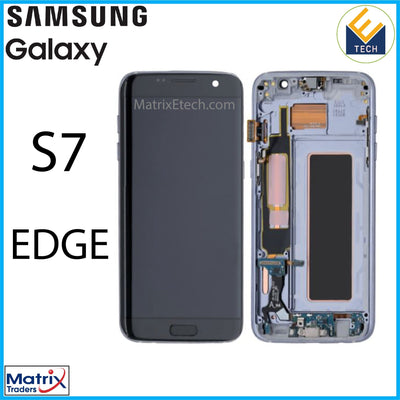 Samsung Galaxy S7 Edge OLED Assembly With Frame (All US Models G935A) - Matrix Traders