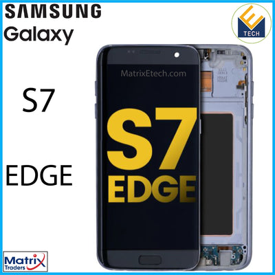 Samsung Galaxy S7 Edge OLED Assembly With Frame (All US Models G935A) - Matrix Traders