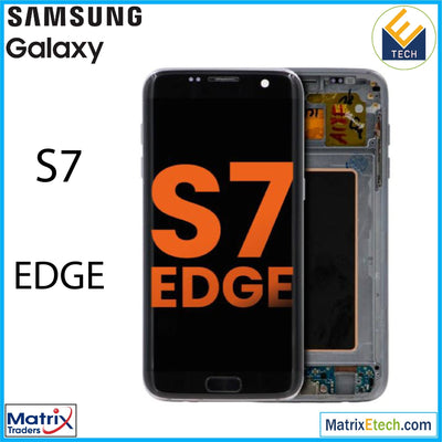 Samsung Galaxy S7 Edge OLED Assembly With Frame (Blemish Grade A) - Matrix Traders