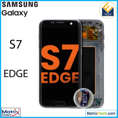 Samsung Galaxy S7 Edge OLED Assembly With Frame (Blemish Grade A) - Matrix Traders