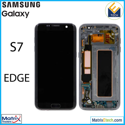 Samsung Galaxy S7 Edge OLED Assembly With Frame (Blemish Grade A) - Matrix Traders