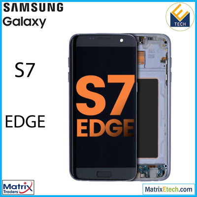 Samsung Galaxy S7 Edge OLED Assembly With Frame (Blemish: Grade B) - Matrix Traders