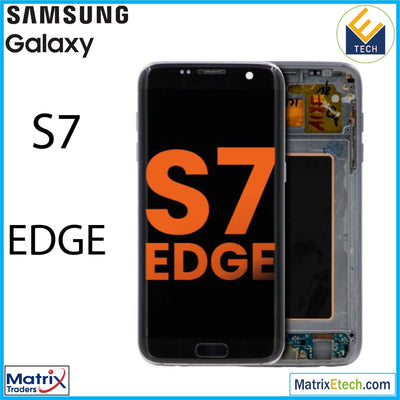 Samsung Galaxy S7 Edge OLED Assembly With Frame (Blemish: Grade C) - Matrix Traders