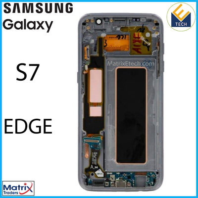 Samsung Galaxy S7 Edge OLED Assembly With Frame (International G935F) - Matrix Traders