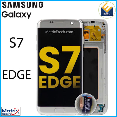 Samsung Galaxy S7 Edge OLED Assembly With Frame (International G935F) - Matrix Traders