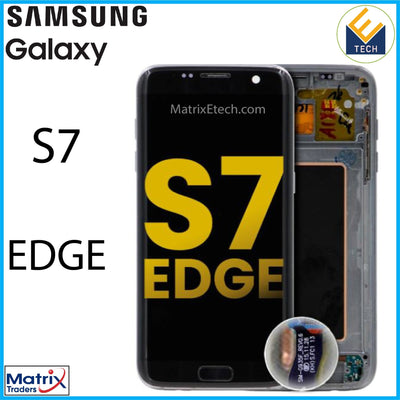 Samsung Galaxy S7 Edge OLED Assembly With Frame (International G935F) - Matrix Traders