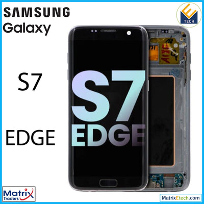 Samsung Galaxy S7 Edge OLED Assembly With Frame (Service Pack) - Matrix Traders