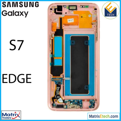 Samsung Galaxy S7 Edge OLED Assembly With Frame (Used OEM Pull: Grade B/C) - Matrix Traders