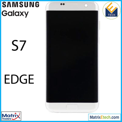 Samsung Galaxy S7 Edge OLED Assembly With Frame (Used OEM Pulls / Grade B/C) - Matrix Traders