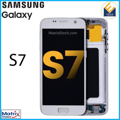 Samsung Galaxy S7 OLED Assembly With Frame (All US Models) - Matrix Traders