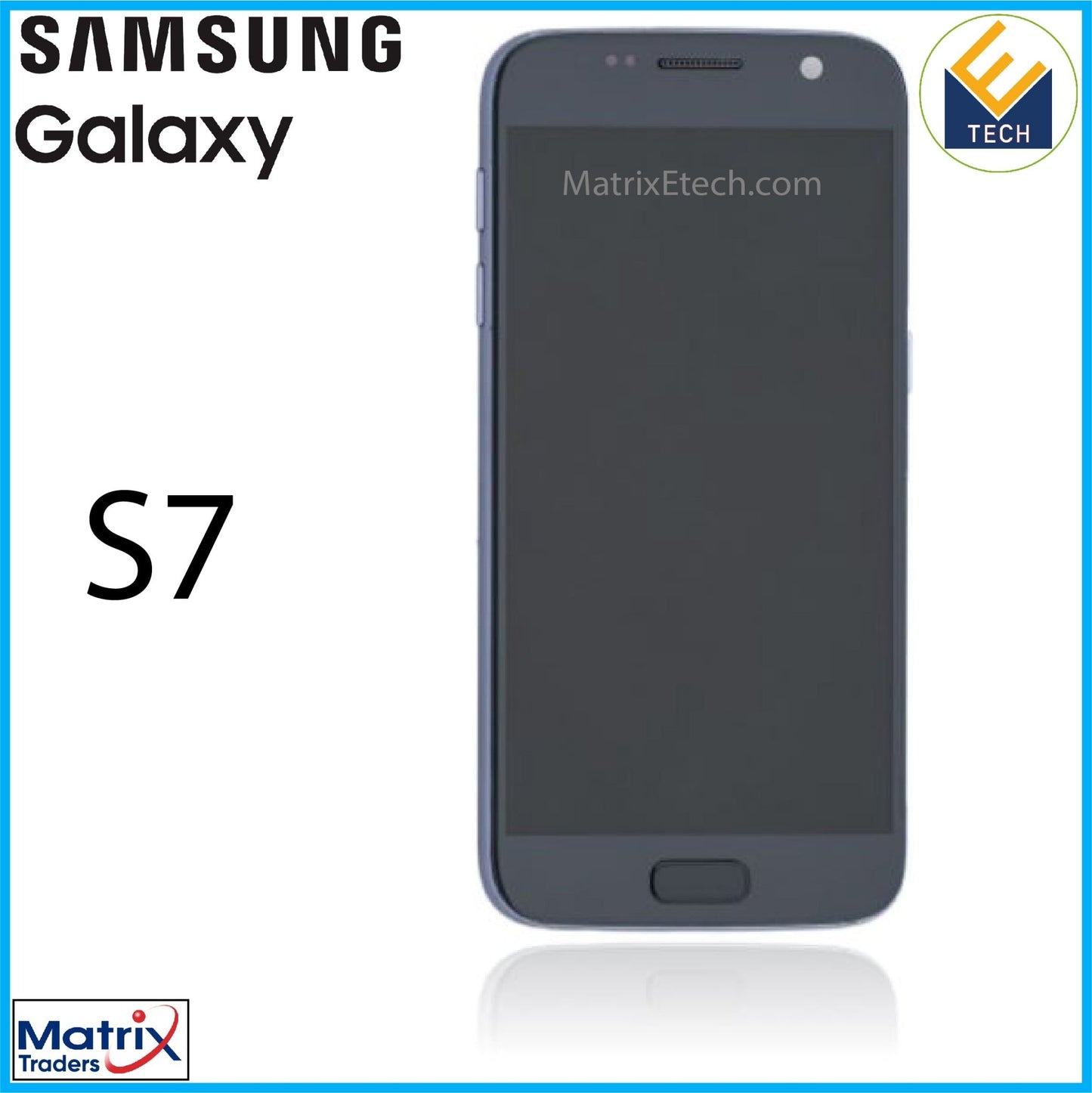 Samsung Galaxy S7 OLED Assembly With Frame (All US Models) - Matrix Traders