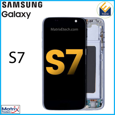 Samsung Galaxy S7 OLED Assembly With Frame (All US Models) - Matrix Traders