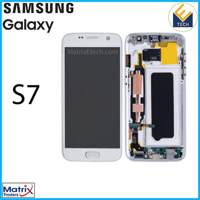 Samsung Galaxy S7 OLED Assembly With Frame (All US Models) (Aftermarket Plus) - Matrix Traders