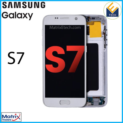 Samsung Galaxy S7 OLED Assembly With Frame (All US Models) (Aftermarket Plus) - Matrix Traders