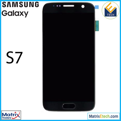 Samsung Galaxy S7 OLED Assembly With Frame (Used OEM Pull: Cosmetic Grade::B/C) - Matrix Traders