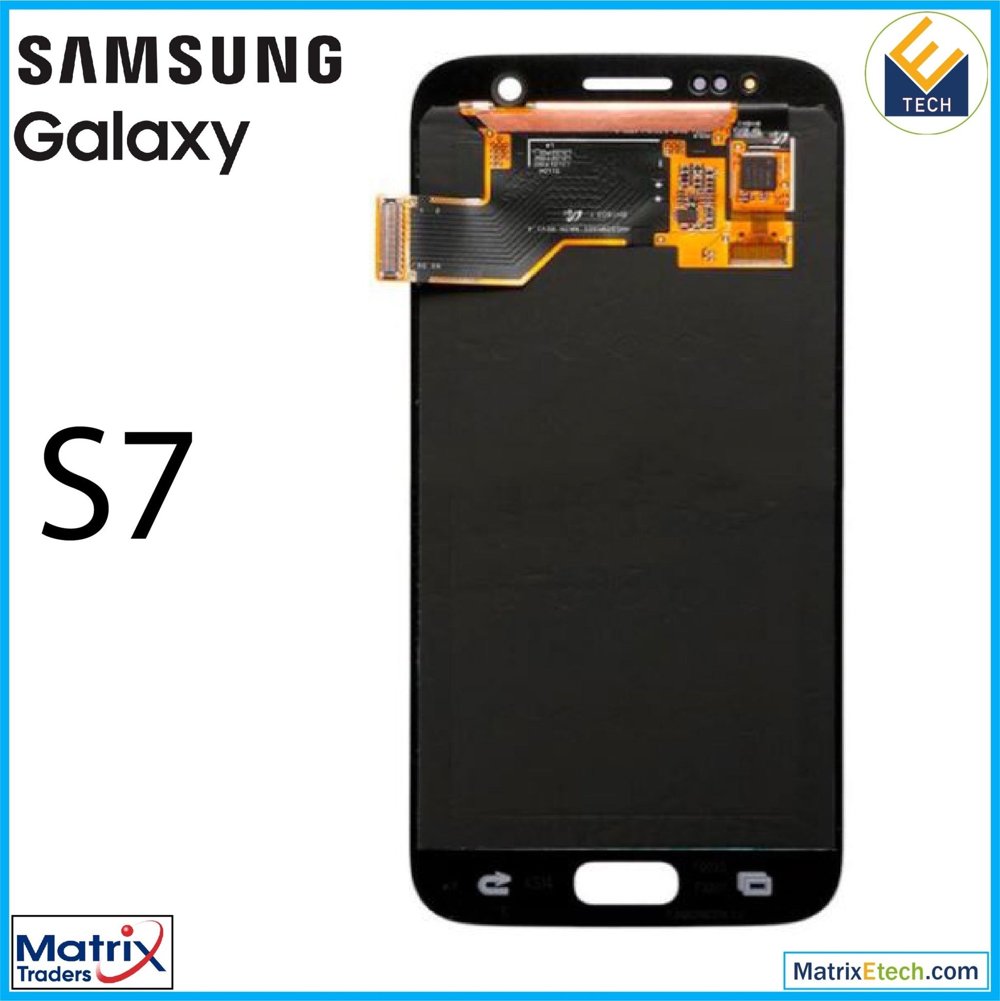 Samsung Galaxy S7 OLED Assembly Without Frame (Refurbished) - Matrix Traders